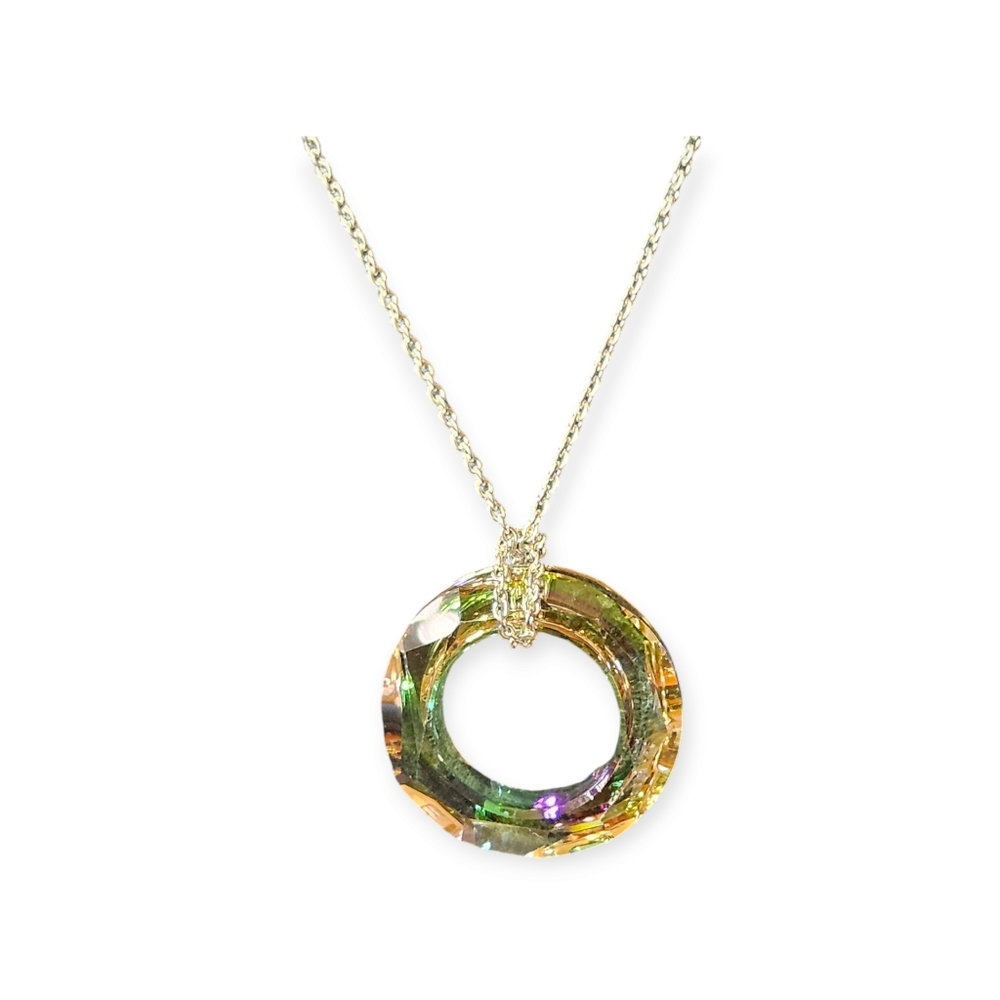 Crystal Circle Necklace